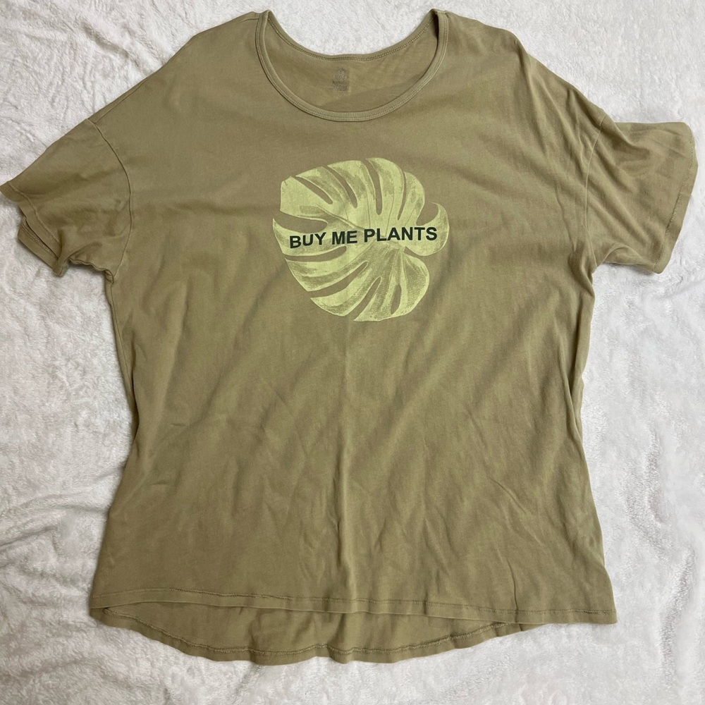 Offline by Aerie XL T-shirt Buy me Plants